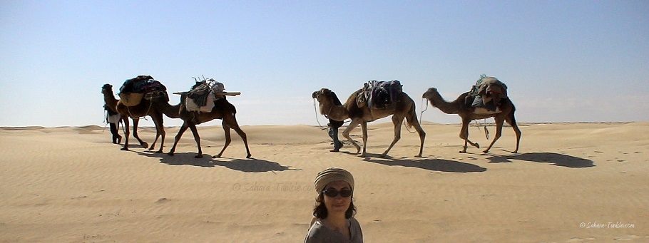 Ma première méharée dans le Sahara tunisien