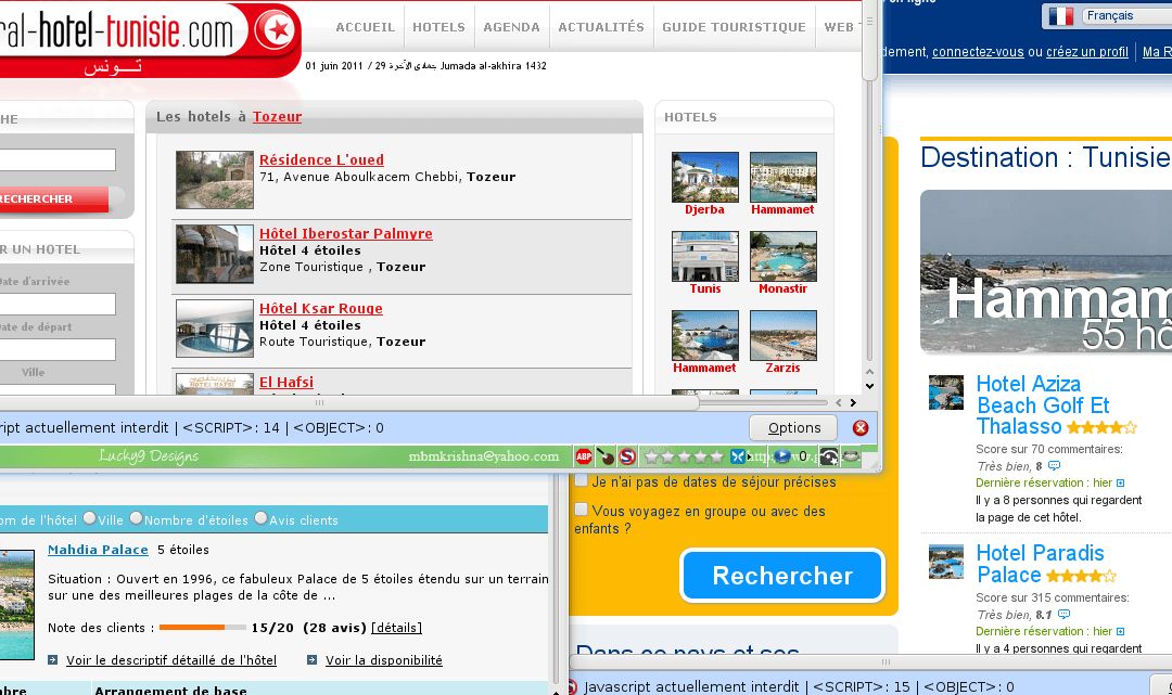 Guide pratique de l’hébergement en Tunisie : les hôtels – Partie 3